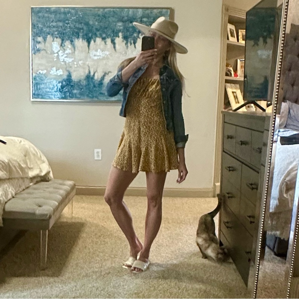 Yellow Floral Dress